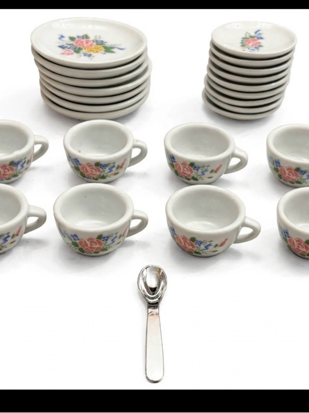 Méga Lot Dînettes Vintage Porcelaine Martine Casterman & Roses 35pc